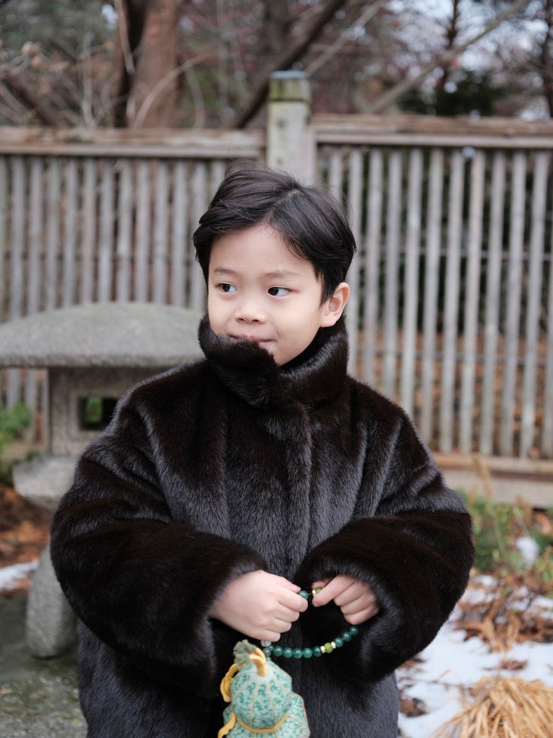 Reversible Fur Coat- Kid's