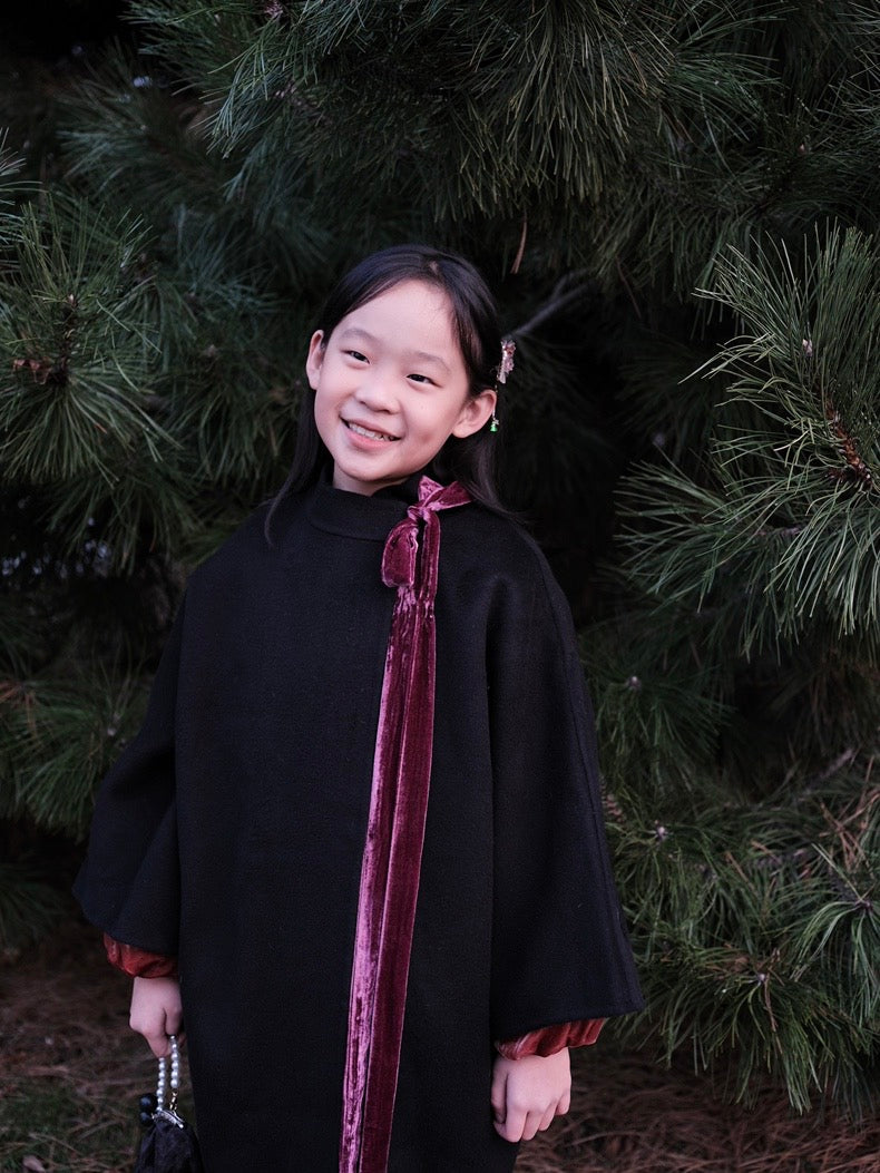 Cashmere Cape Coat- Kid's