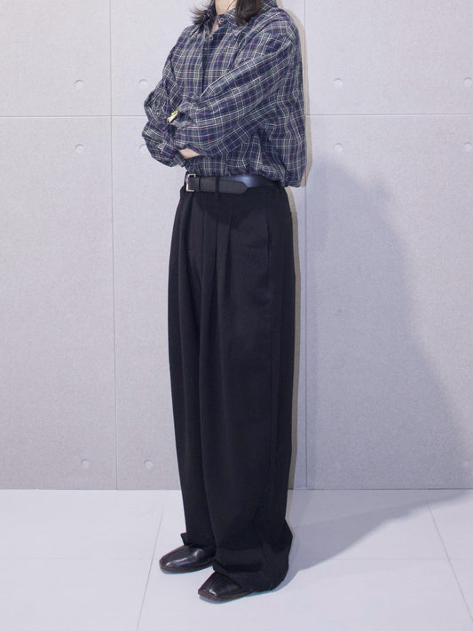 Relaxed Fit Twin Pleat Trousers