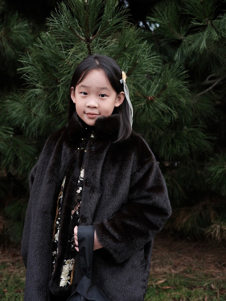 Reversible Fur Coat- Kid's