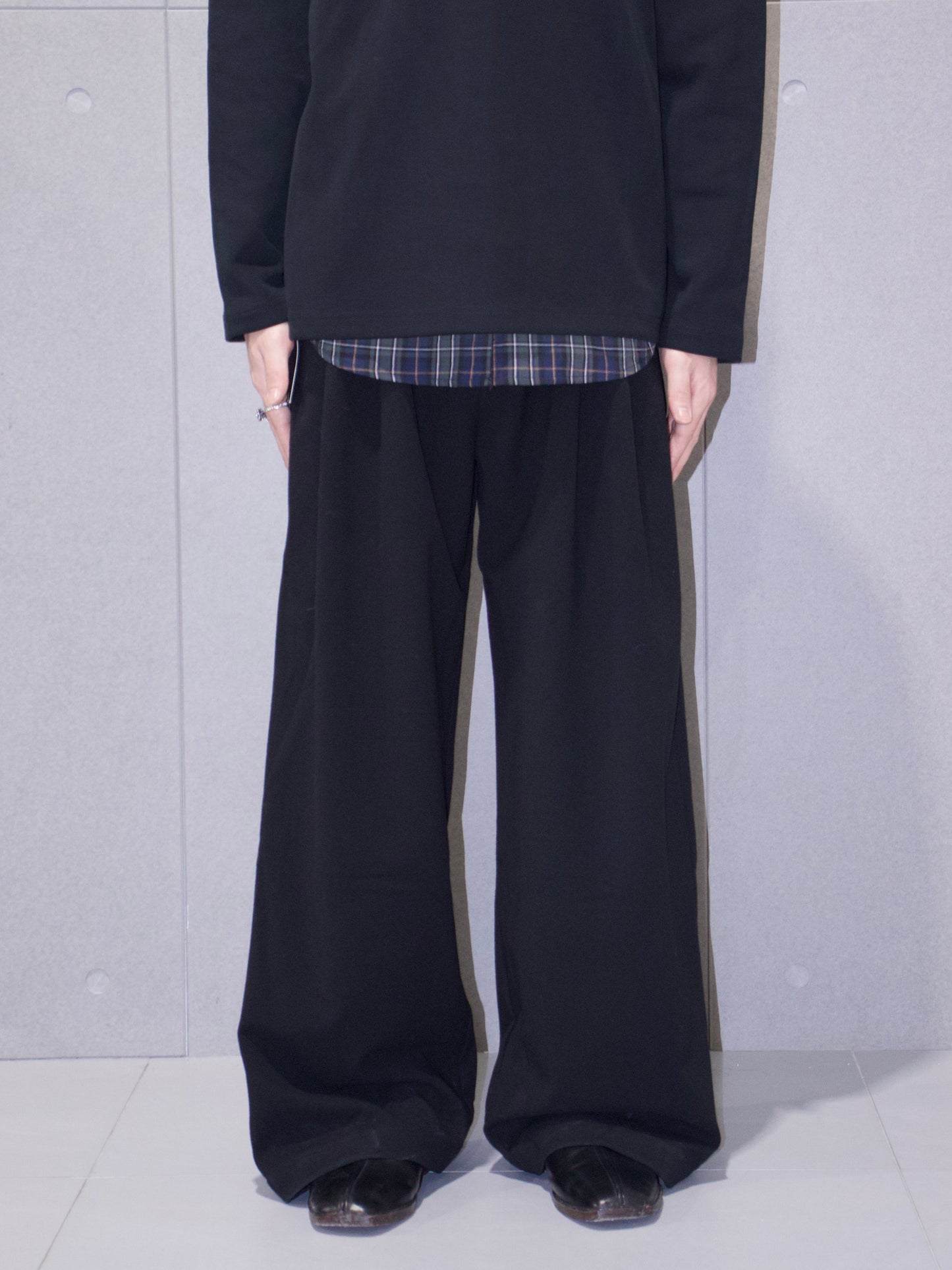 Relaxed Fit Twin Pleat Trousers