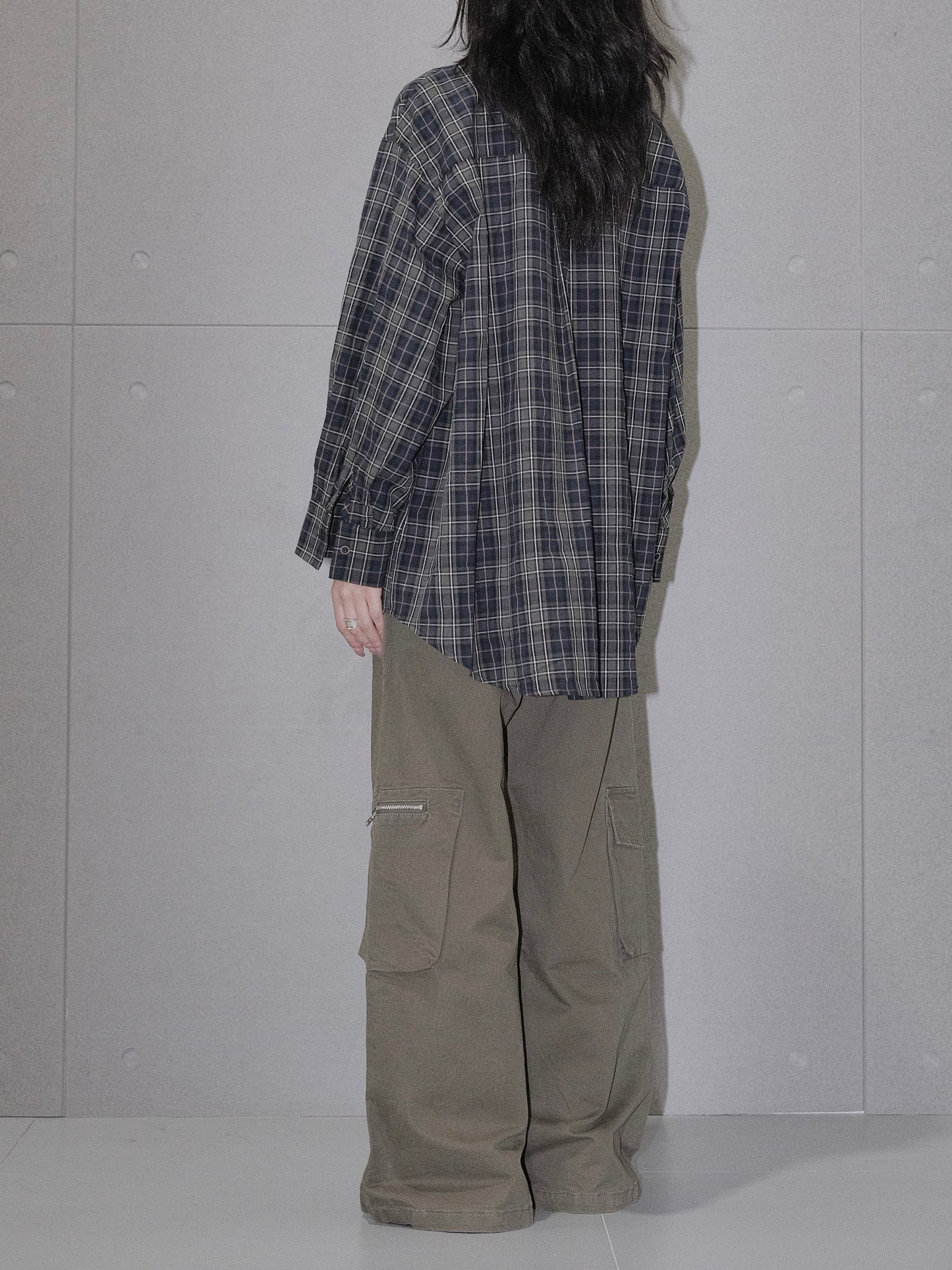 Relaxed Fit Plaid Cotton Shirt