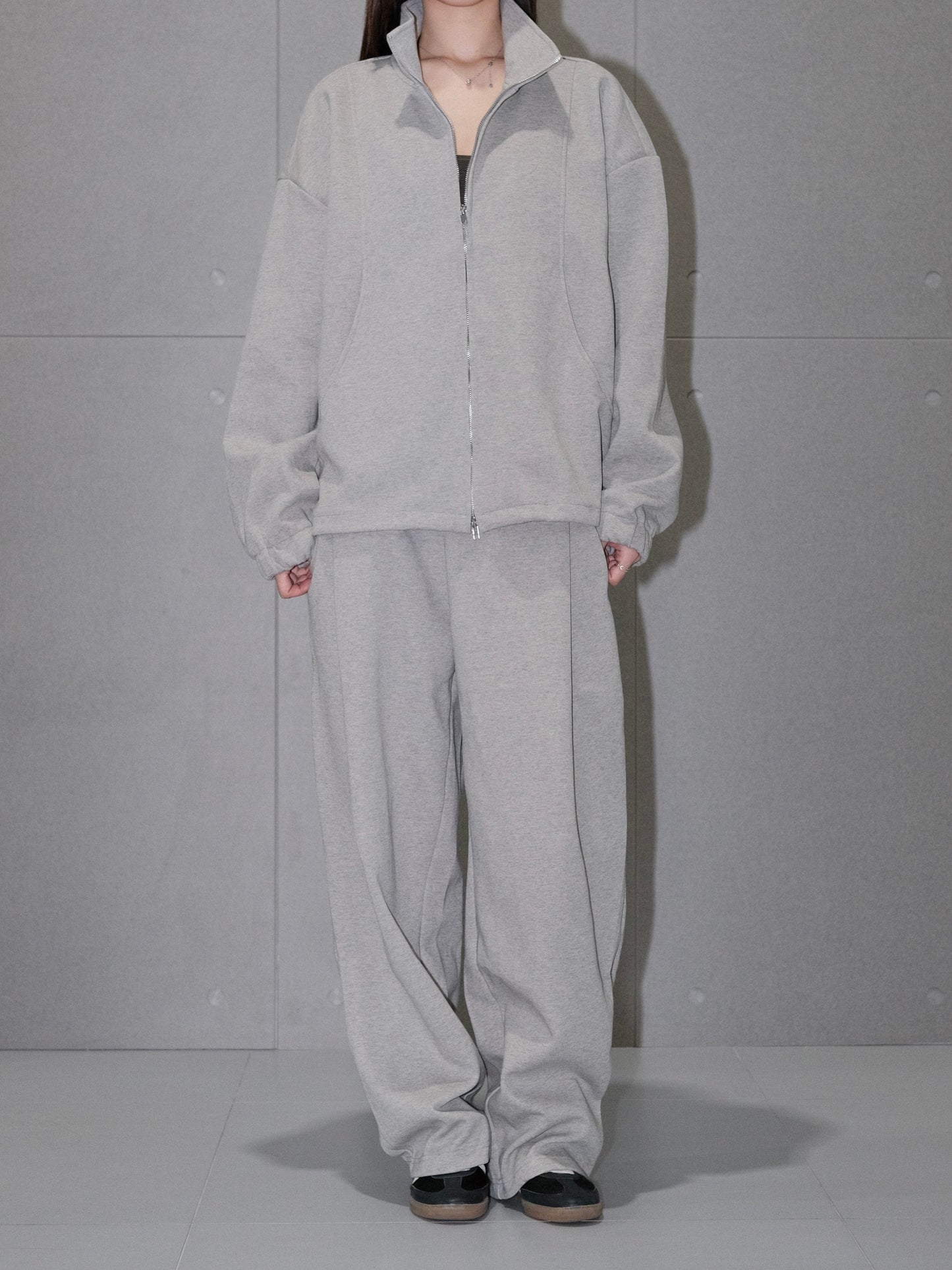 Cozy Pleated Sweatpants