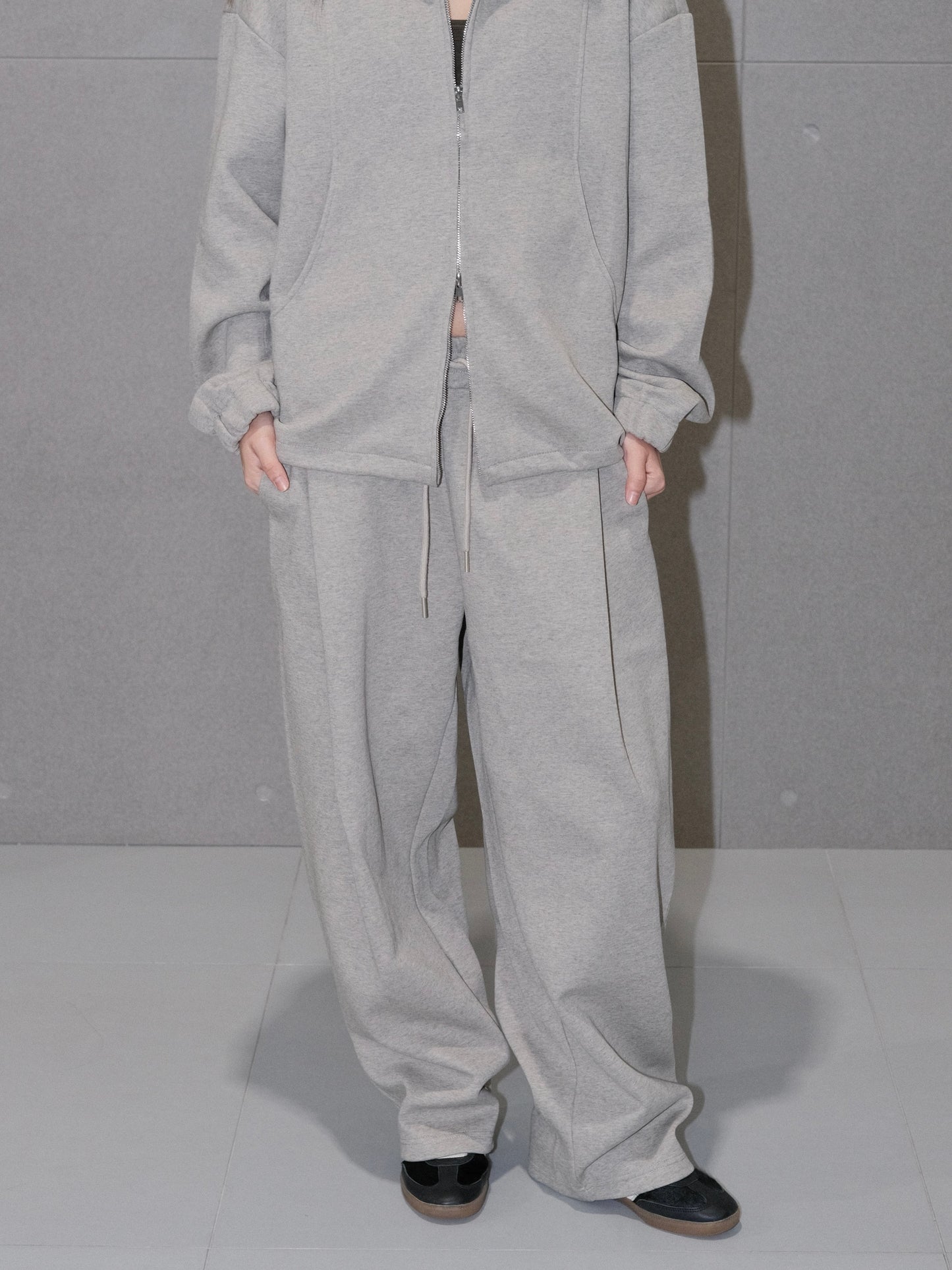 Cozy Pleated Sweatpants