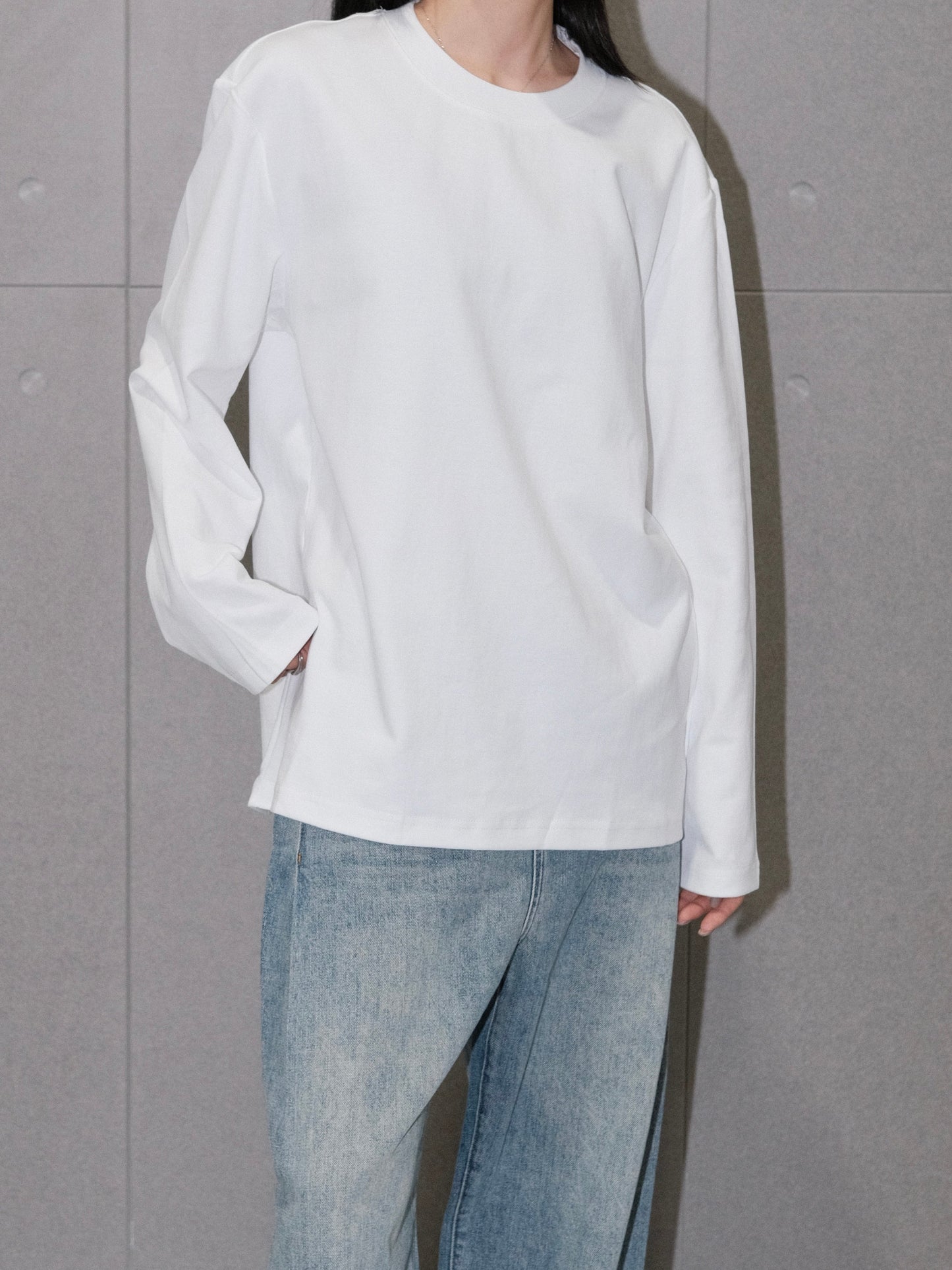 Basic Longsleeve in White