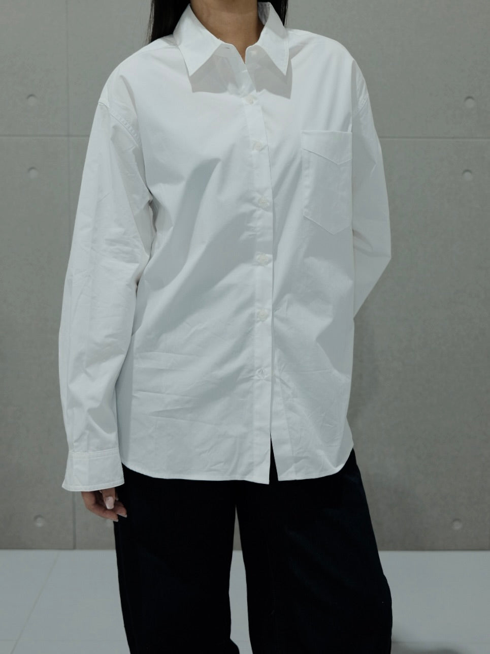 Relaxed Oxford Shirt in White