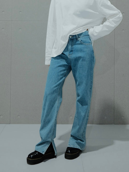 High Rise Straight Jeans