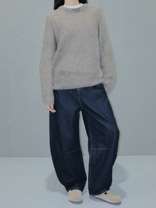 Mohair Crew Neck Sweater