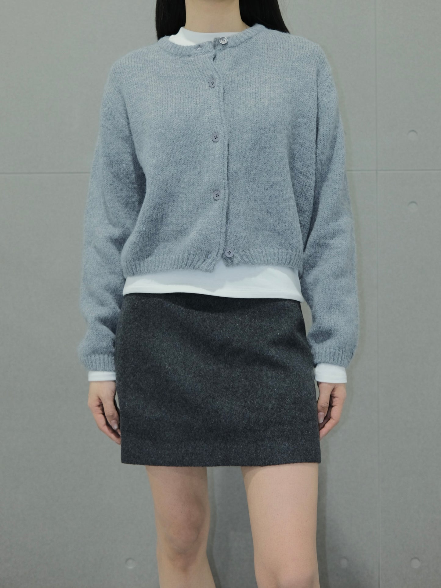 A-line Wool Skirt