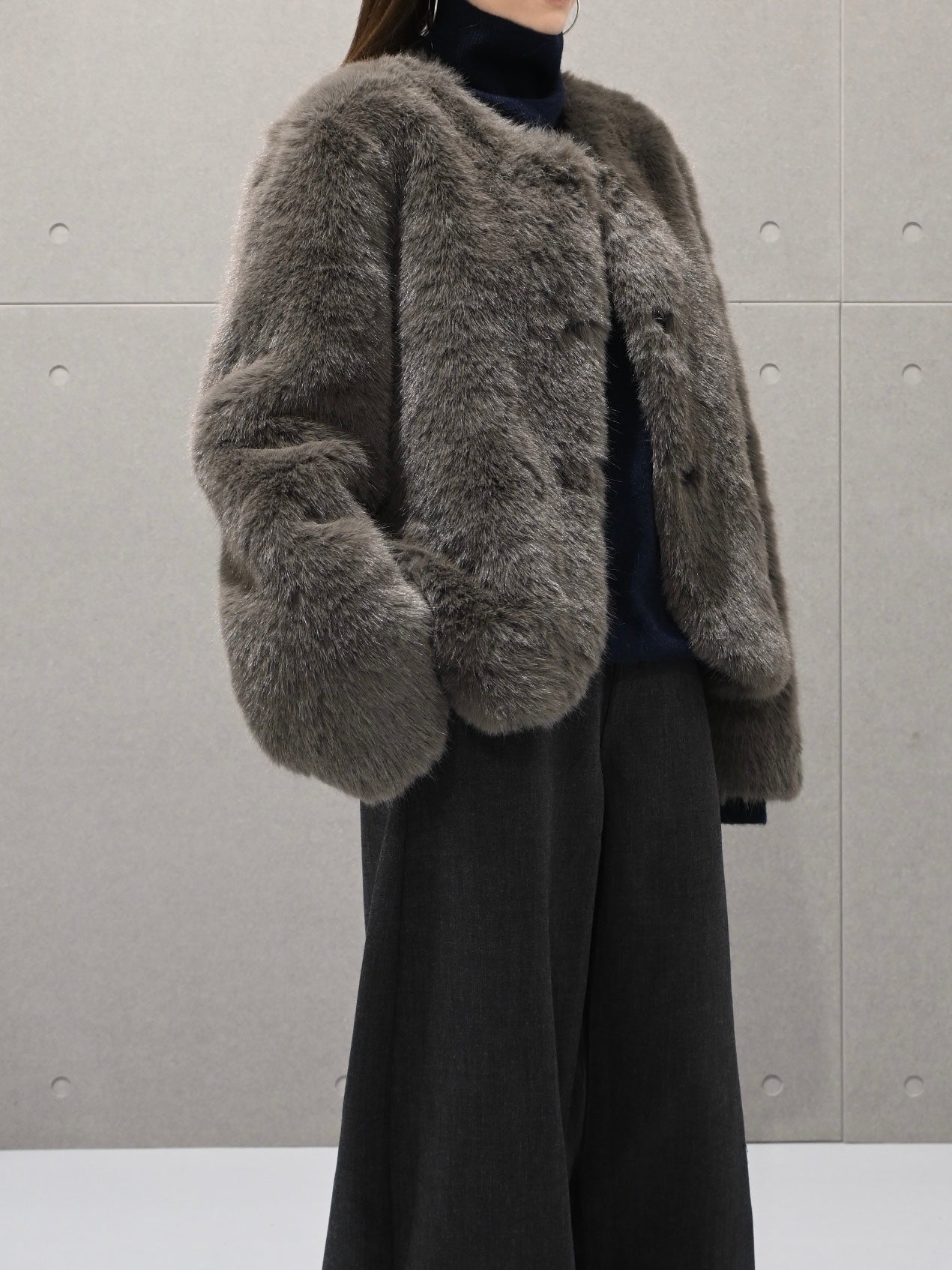 Faux Fur Short Coat