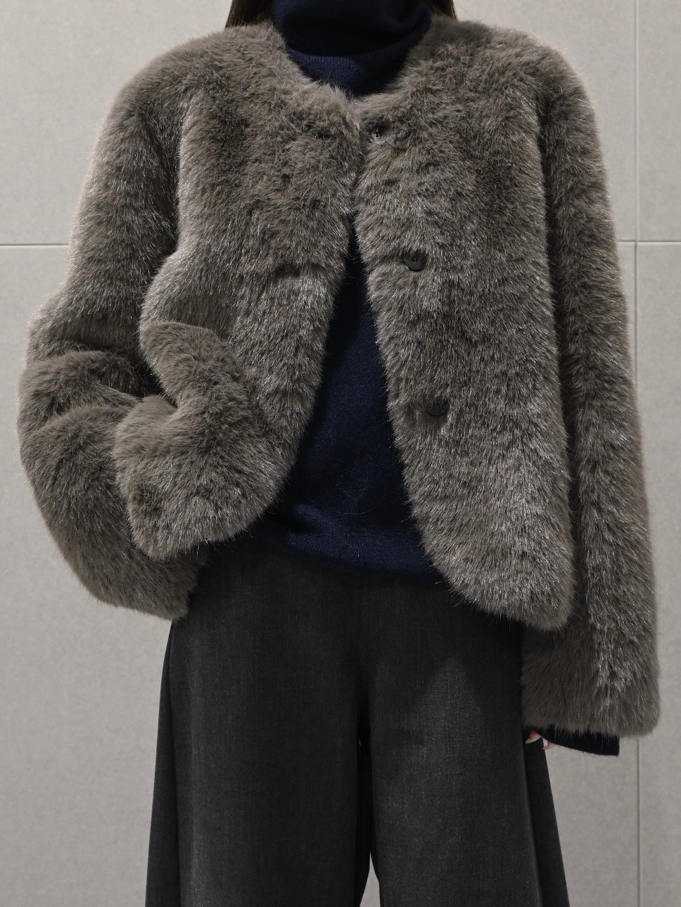 Faux Fur Short Coat