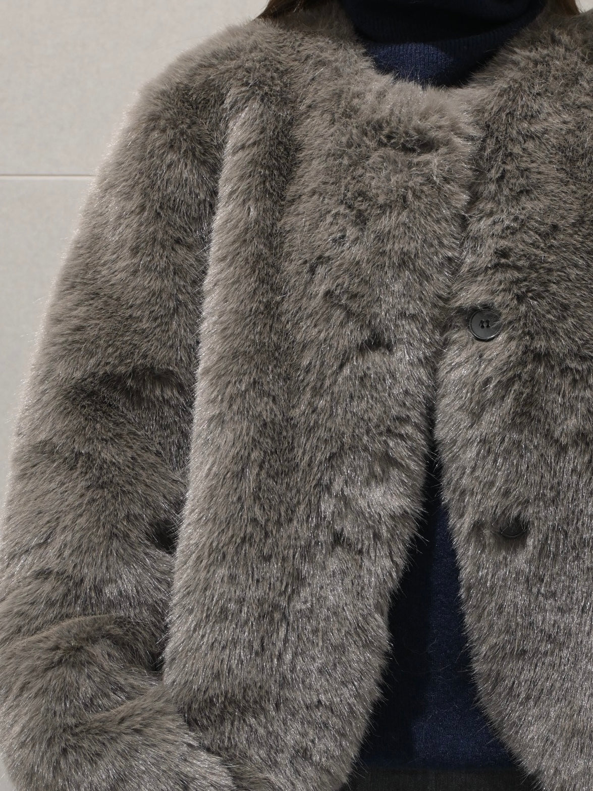 Faux Fur Short Coat