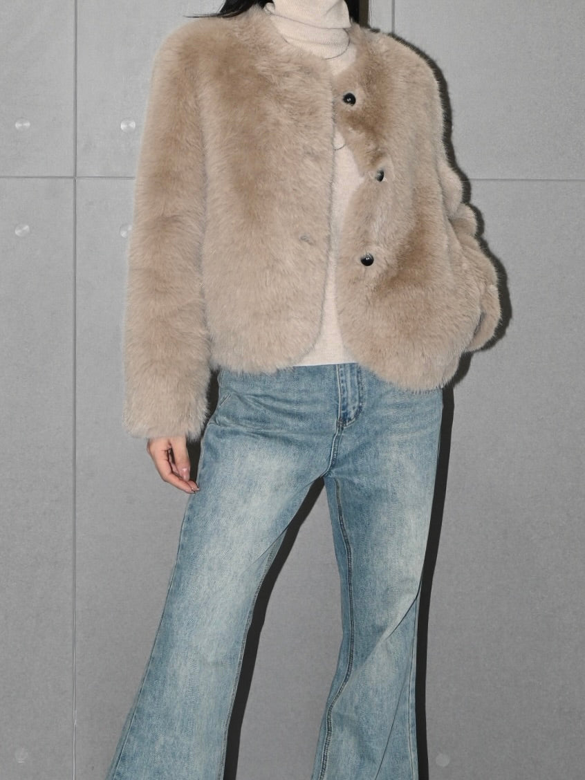 Faux Fur Short Coat