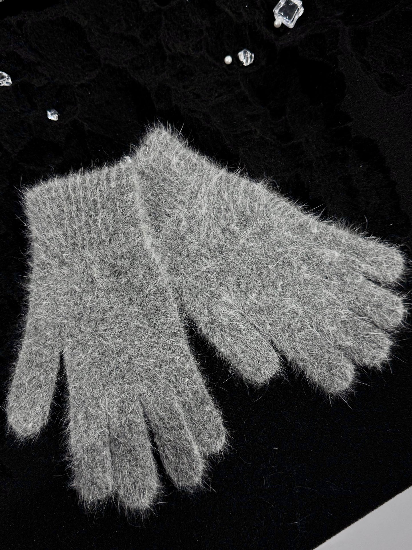 Rabbit Fur Gloves