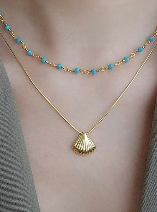 Gold Shell Necklace